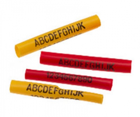 custom marked heat shrink tubing with sample text on heat shrink custom marked heat shrink tubing with sample text on heat shrink